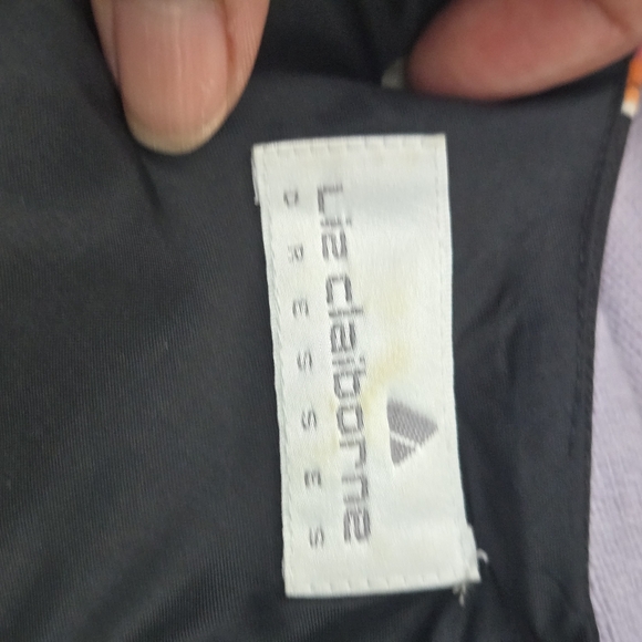 Liz Claiborne Multicolor Floral Kids Dress with Scarf - Picture 7 of 10